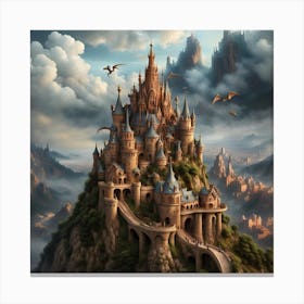 dragon peak Canvas Print