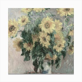 Sunflowers In A Vase 1 Canvas Print