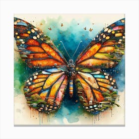 Monarch Butterfly Art4 Canvas Print