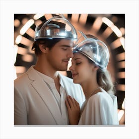 Futuristic Couple 149 Canvas Print