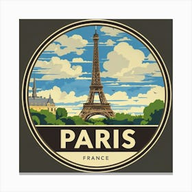 Paris France Canvas Print