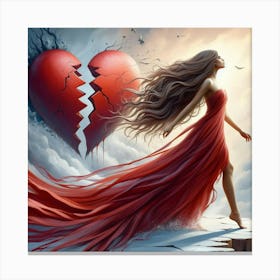 Broken Heart Canvas Print