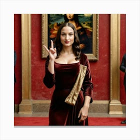 Mona Lisa's Descendants Canvas Print