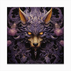 Wolf nightmare Canvas Print
