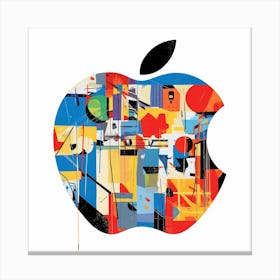 Apple patchwork Canvas Print