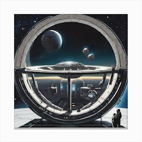 Space Station 44 Canvas Print