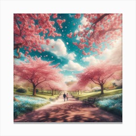 Cherry Blossoms 4 Canvas Print