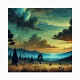 Landscape Painting 265 Canvas Print