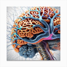 Brain Anatomy 22 Canvas Print