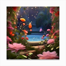 Fairy Garden Canvas Print