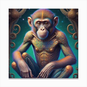 Monkeys In Space Canvas Print