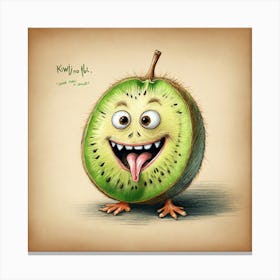 Kiwi Fruit 6 Canvas Print