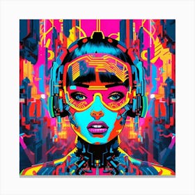 Sci-Fi Girl Canvas Print