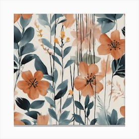 Floral Pattern Canvas Print