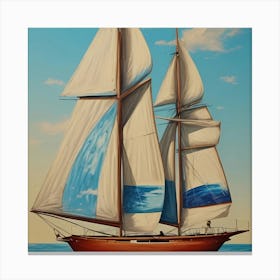 Sailboat Canvas Print