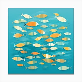 Fishes In The Sea 7 Canvas Print