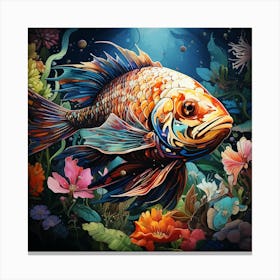 Fish In The Sea 2 Canvas Print