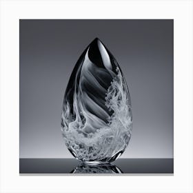 Glass Sculpture Canvas Print