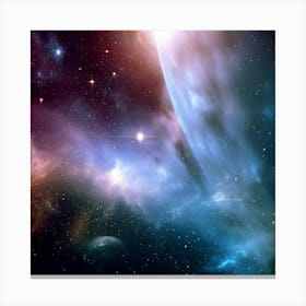 Space Nebula by dee Canvas Print