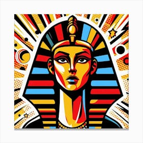 Pop Pharaoh Nebkaure Canvas Print