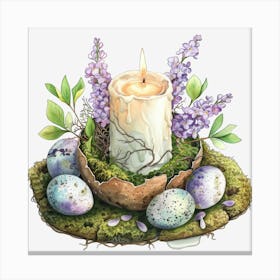 Easter Candle Stampe su tela