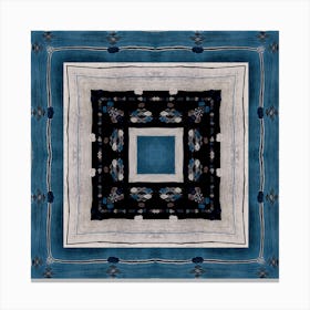The Blue Chaliyan S Calico* Canvas Print