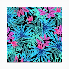 Leaves Picture Tropical Plant 1 Canvas Print