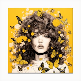 Butterfly Girl 23 Canvas Print