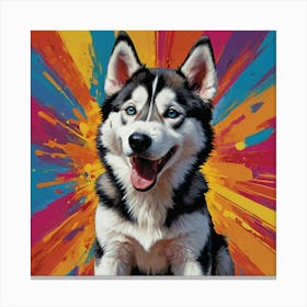 Husky Puppy Canvas Print