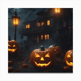 Halloween Pumpkins 4 Canvas Print