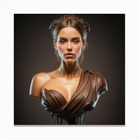 Bust Of A Woman 1 Canvas Print
