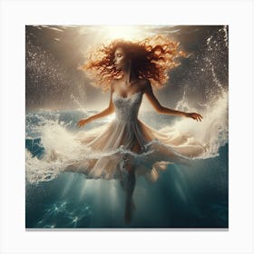 Underwater Beauty 1 Canvas Print