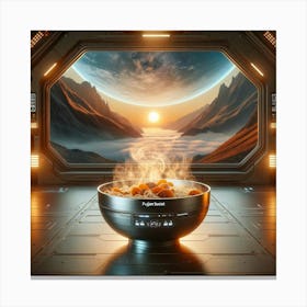 Fujian Sunset Mode Scifi Canvas Print