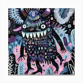 Monsters In The Forest 2 Canvas Print