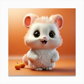 Cute Hamster 12 Canvas Print