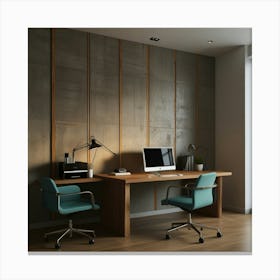 Office Stock Videos & Royalty-Free Footage 1 Canvas Print