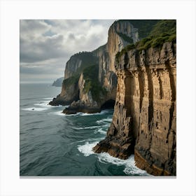 Cliffs Of Hong Kong 2 Canvas Print