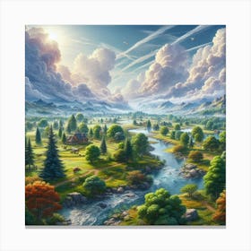 Valley Of Dreams Canvas Print