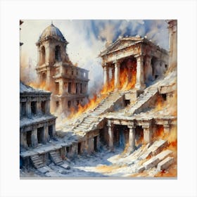 Ruins Of Rome Canvas Print