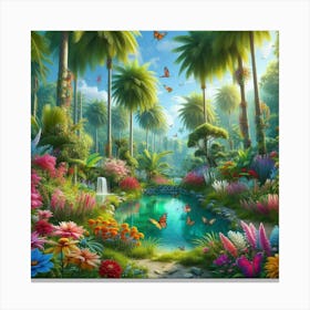 Tropical Paradise Canvas Print