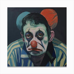Sad Clown Canvas Print