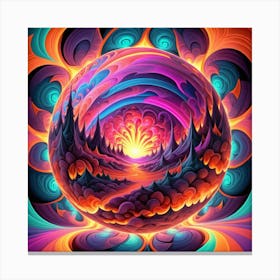 Psychedelic Art 1 Canvas Print