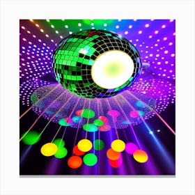 Disco Lights 1 ( Fromhifitowifi ) Canvas Print