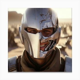 Happy Mando Canvas Print