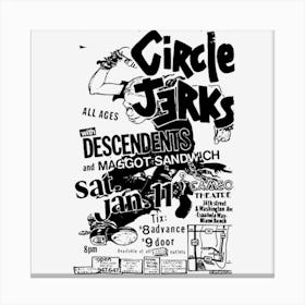 Circle Jerks Canvas Print