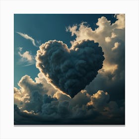 Heart Shaped Clouds Stampe su tela