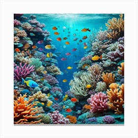 Coral Reef 3 Canvas Print