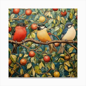 Birds On A Branch Art 29 Canvas Print