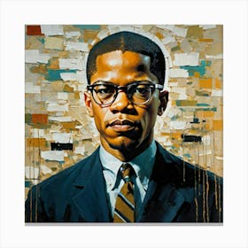 Malcom X Canvas Print