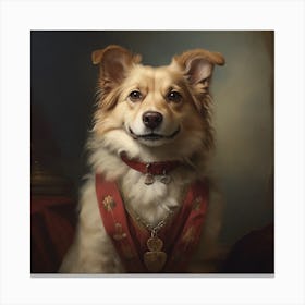 King Dog Canvas Print